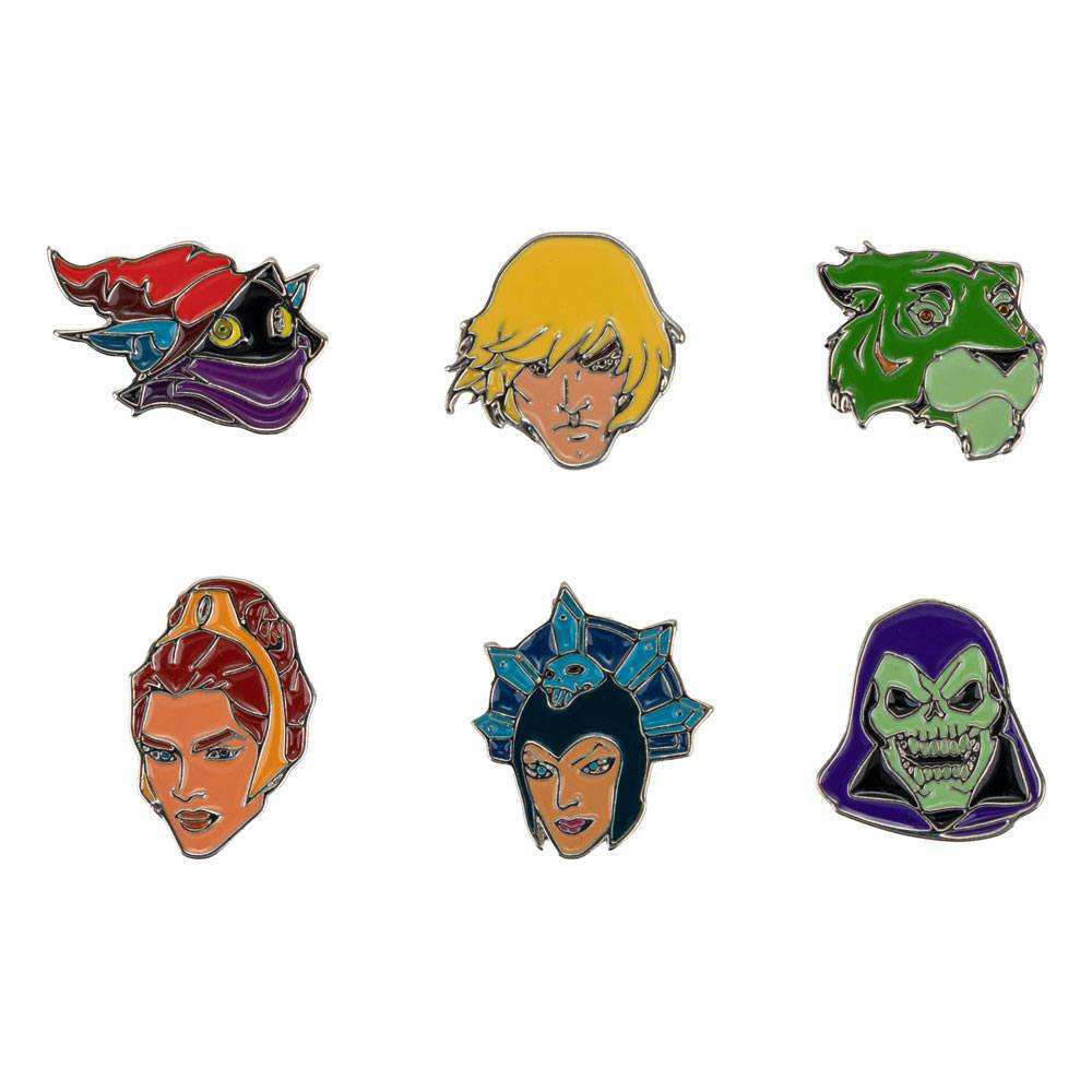Masters of the Universe Ansteck-Buttons 6er-Pack Characters - Smalltinytoystore