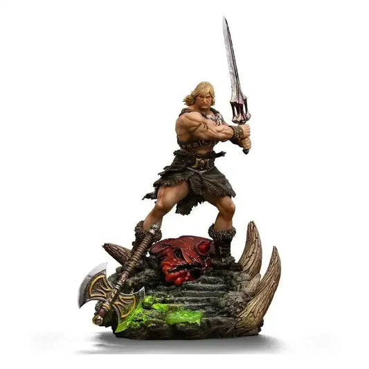 Masters of the Universe Deluxe Art Scale Statue 1/10 He-Man Unleashed 34 cm - Smalltinytoystore