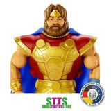Masters of the Universe King Randor Origins Figur, gold-rote Rüstung, Smalltinytoystore Logo
