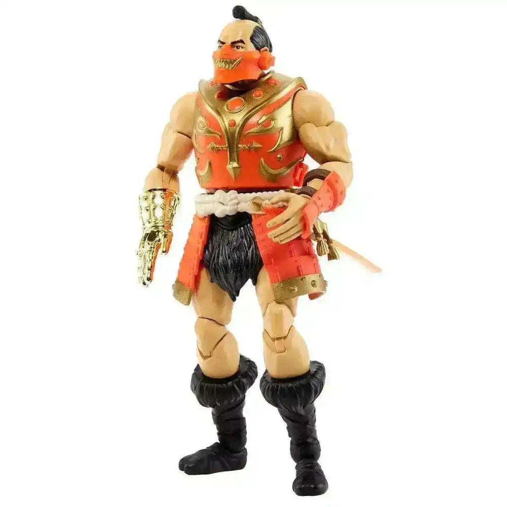 Masters of the Universe Masterverse Jitsu Sammlerfigur mit Rüstung und goldener Hand, Smalltinytoystore
