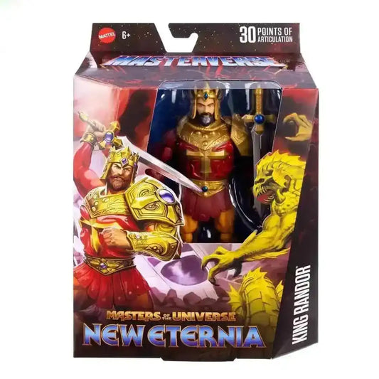 Masters of the Universe Masterverse New Eternia King Randor 2025 EU CARD - Smalltinytoystore