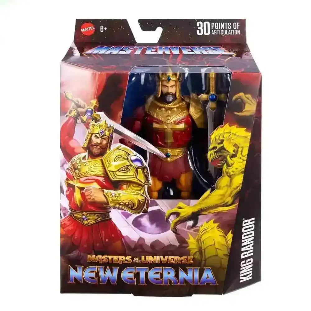 Masters of the Universe Masterverse New Eternia King Randor 2025 EU CARD - Smalltinytoystore