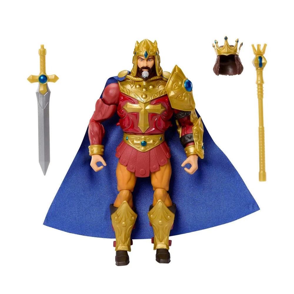 Masters of the Universe Masterverse New Eternia King Randor 2025 EU CARD - Smalltinytoystore