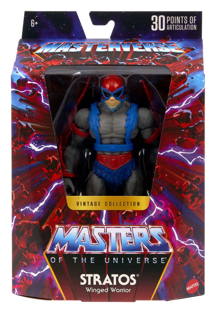 Masters of the Universe Masterverse Vintage Collection Stratos 2025 EU CARD - Smalltinytoystore