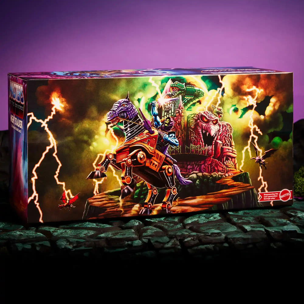 Masters of the Universe Origins Night Stalker Vehicle Mattel Creations US CARD - Smalltinytoystore
