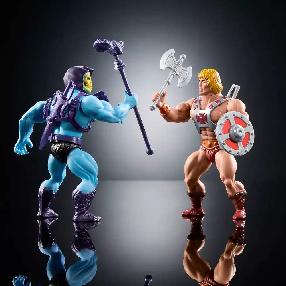 Masters of the Universe Origins Retro Punching He-Man and Skeletor 80th Anniversary EU - Smalltinytoystore