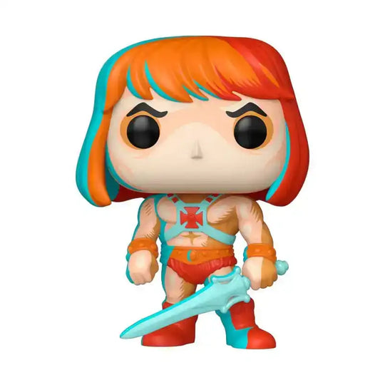 Masters of the Universe POP! Television Vinyl Figur He-Man (Comic Deco) 9 cm