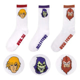 Masters of the Universe - Revelation: He-Man & Skeletor & Beast Man 3er Socken Set - Smalltinytoystore