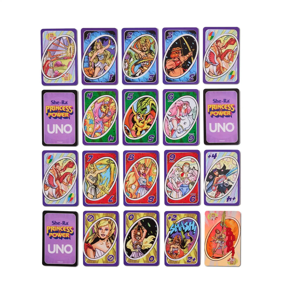 Masters of the Universe UNO Fandom She-Ra: Princess of Power Deck Mattel Creations - Smalltinytoystore