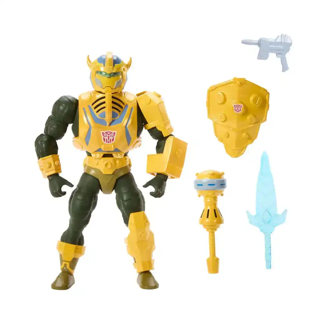 Masters of the Universe x Transformers Bumblebee Armor Man-At-Arms EU Exclusive - Smalltinytoystore