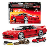 Mattel Brick Shop Hot Wheels Elite Series Bauset 1/16 '90 Acura NSX - Smalltinytoystore