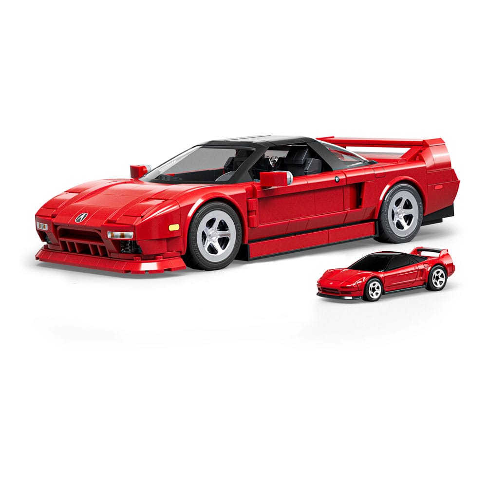 Mattel Brick Shop Hot Wheels Elite Series Bauset 1/16 '90 Acura NSX - Smalltinytoystore