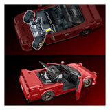 Mattel Brick Shop Hot Wheels Elite Series Bauset 1/16 '90 Acura NSX - Smalltinytoystore