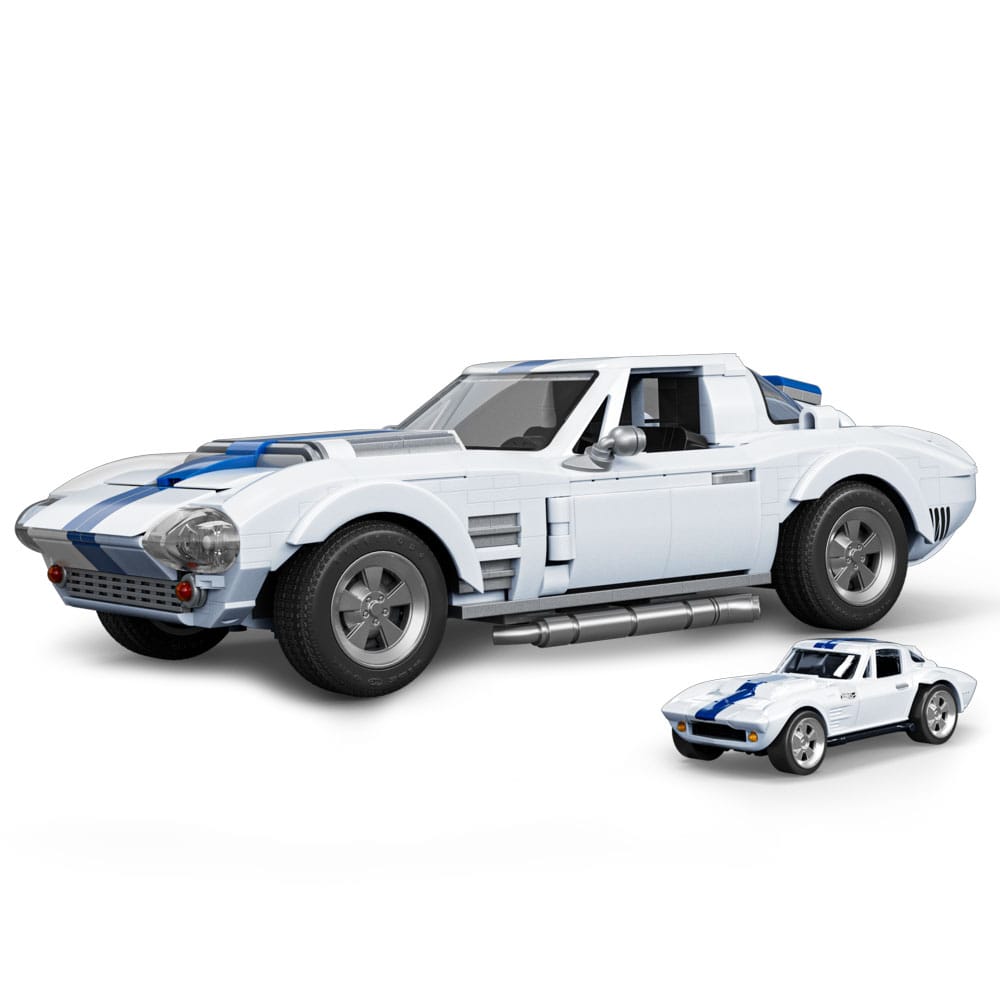 Mattel Brick Shop Hot Wheels Elite Series Bauset 1/16 Corvette Grand Sport - Smalltinytoystore