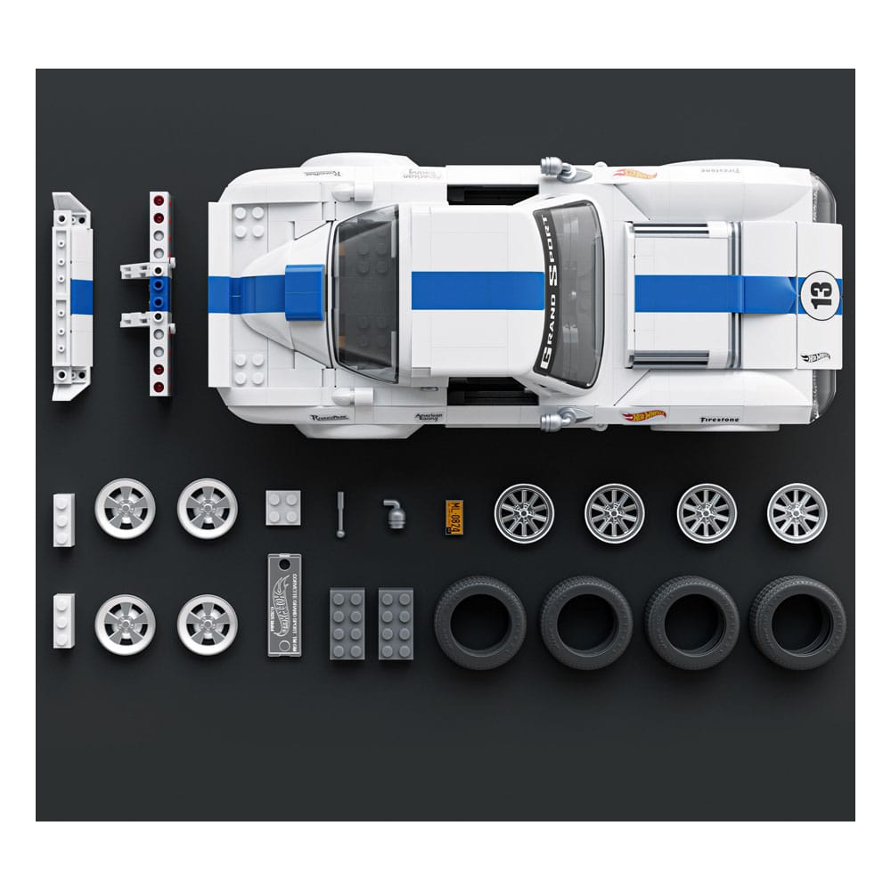 Mattel Brick Shop Hot Wheels Elite Series Bauset 1/16 Corvette Grand Sport - Smalltinytoystore