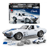 Mattel Brick Shop Hot Wheels Elite Series Bauset 1/16 Corvette Grand Sport - Smalltinytoystore