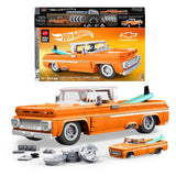 Mattel Brick Shop Hot Wheels Elite Series Bauset 1/16 Custom '62 Chevy Pickup - Smalltinytoystore