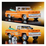 Mattel Brick Shop Hot Wheels Elite Series Bauset 1/16 Custom '62 Chevy Pickup - Smalltinytoystore