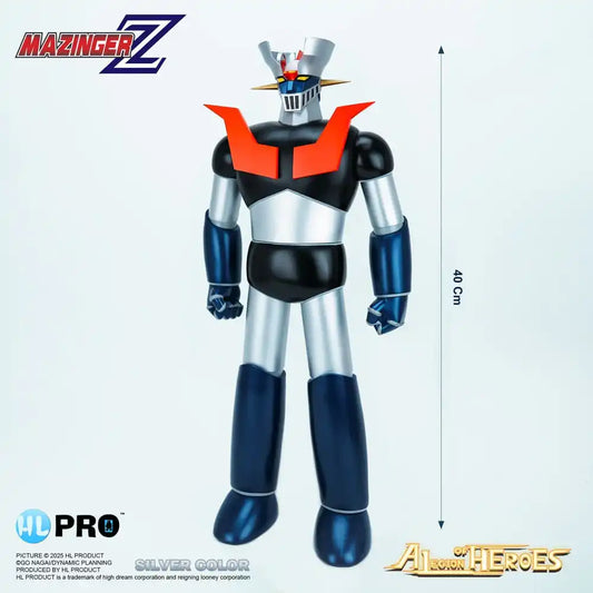 Mazinger Z Legion of Heroes Vinyl Figur Mazinger Z Silver Color 40 cm - Smalltinytoystore