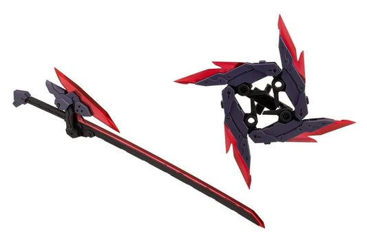 Megami Device M.S.G 07 Zubehör Set Ninja Blade Kazakiri Dark Blade - Smalltinytoystore