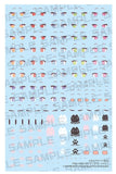 Megami Device M.S.G. Zubehör-Set für Plastic Model Kits 1/1 Puni Mofu Eye Decal Set - Smalltinytoystore