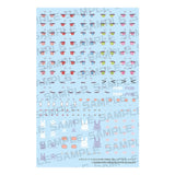 Megami Device M.S.G. Zubehör-Set für Plastic Model Kits 1/1 Puni Mofu Yuki Tu Eye Decal Set - Smalltinytoystore