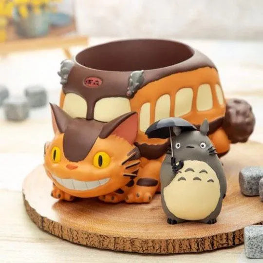 Mein Nachbar Totoro Diorama / Aufbewahrungsbox Catbus & Totoro - Smalltinytoystore