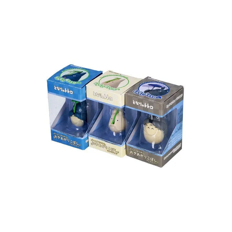 Mein Nachbar Totoro Figur mit rundem Boden Small Totoro with leaf 5 cm - Smalltinytoystore