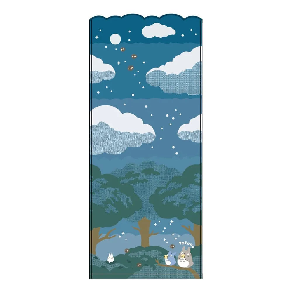 Mein Nachbar Totoro Handtuch Under the moon 34 x 80 cm - Smalltinytoystore