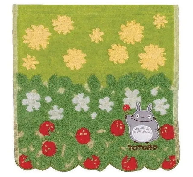 Mein Nachbar Totoro Mini-Handtuch Flowers & Stawberries 25 x 25 cm - Smalltinytoystore
