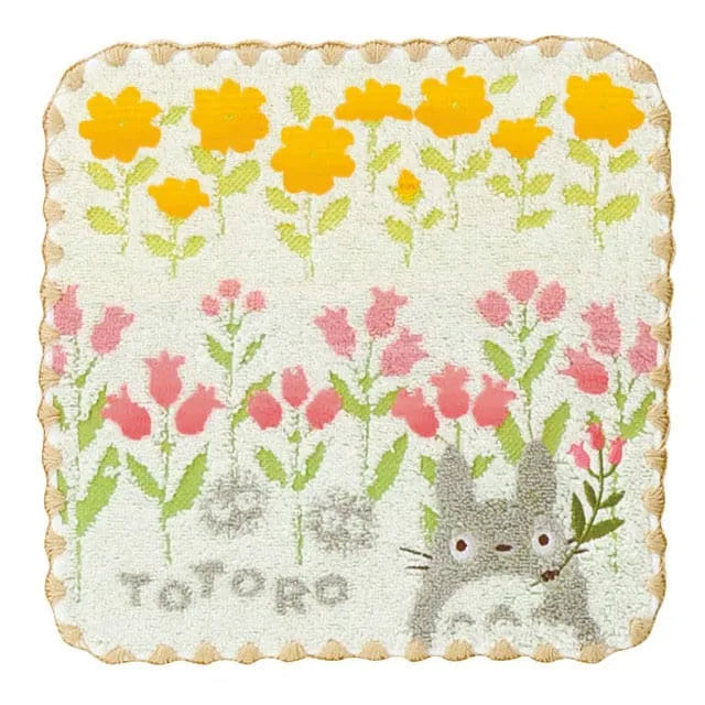 Mein Nachbar Totoro Mini-Handtuch Wild flowers 25 x 25 cm - Smalltinytoystore