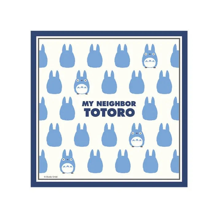 Mein Nachbar Totoro Taschentuch Totoro Silhouette Blue 43 x 43 cm - Smalltinytoystore