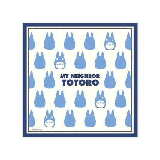 Mein Nachbar Totoro Taschentuch Totoro Silhouette Blue 43 x 43 cm - Smalltinytoystore