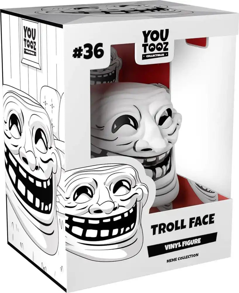Meme Vinyl Figur Troll Face 7 cm - Smalltinytoystore