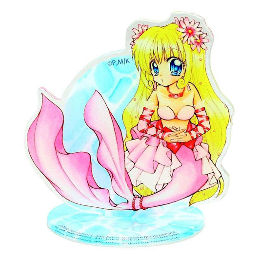 Mermaid Melody: Pichi Pichi Pitch Acryl Figur Luchia Nanami with Flowers 21 cm - Smalltinytoystore