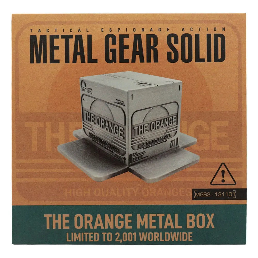 Metal Gear Solid 2 Replik Cardboard Box - Smalltinytoystore