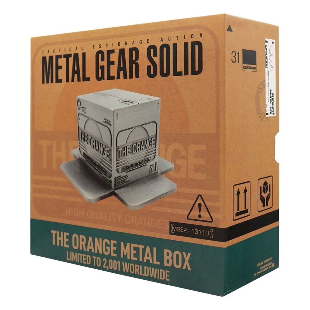 Metal Gear Solid 2 Replik Cardboard Box - Smalltinytoystore