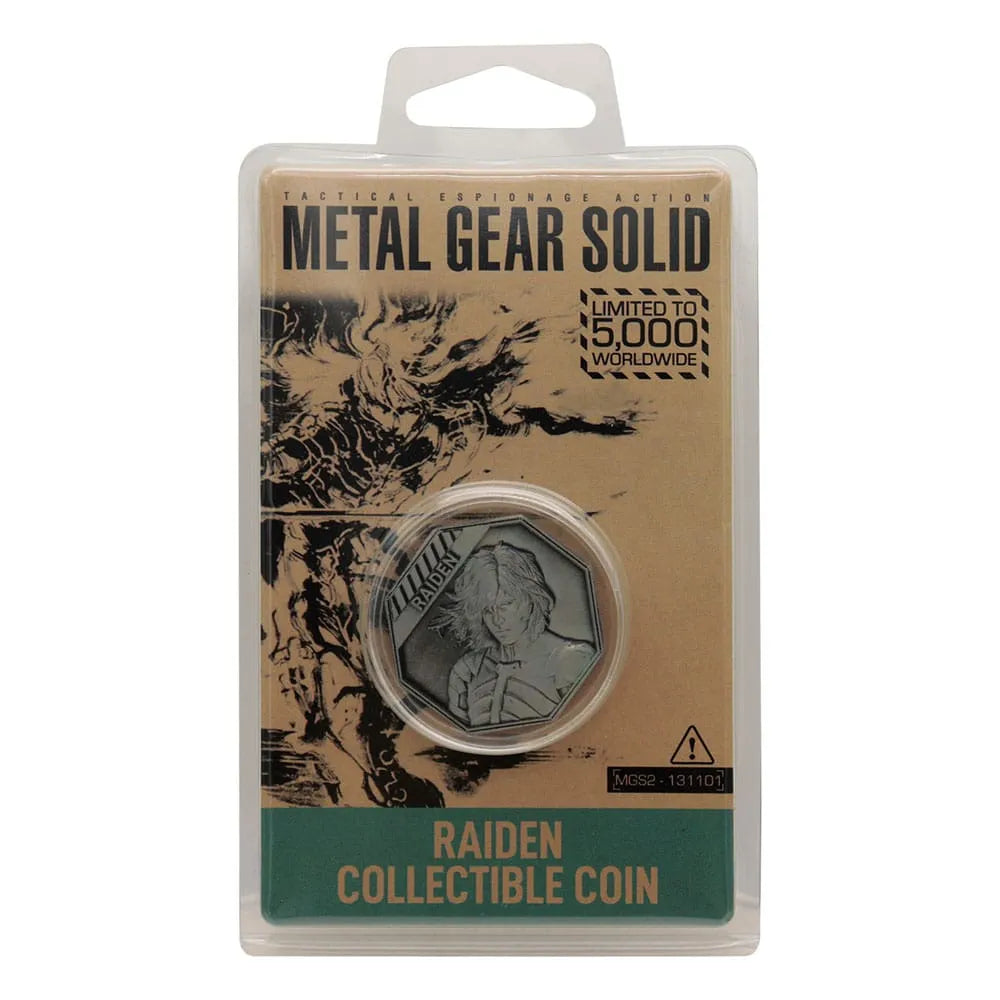 Metal Gear Solid 2 Sammelmünze Raiden Limited Edition - Smalltinytoystore