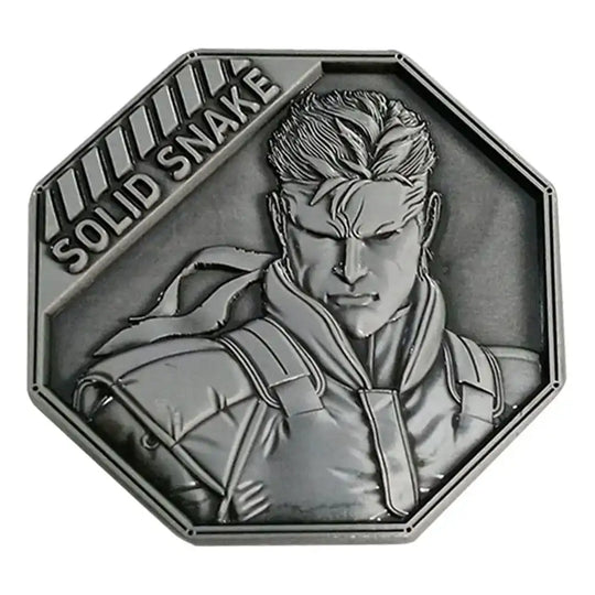 Metal Gear Solid Sammelmünze Solid Snake Limited Edition - Smalltinytoystore