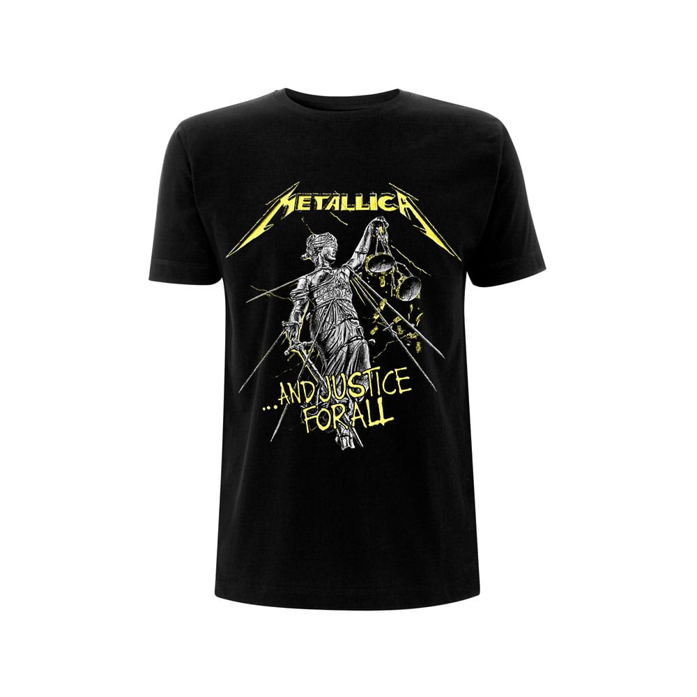 Metallica T-Shirt And Justice For All Tracks Black Größe L - Smalltinytoystore