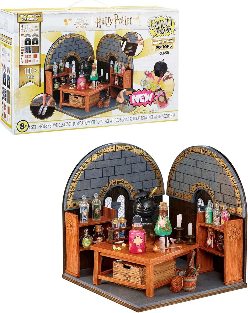 Mga'S Miniverse Make It Mini Potions Class - Harry Potter Mini-Sammlerstücke, Bausatz, Mehr Als 100 Teile, Harz-Bastelset, Nachgemachte Zaubertränke, Für Sammler & Kinder Ab 8 Jahre, Nicht ESSBAR - Smalltinytoystore
