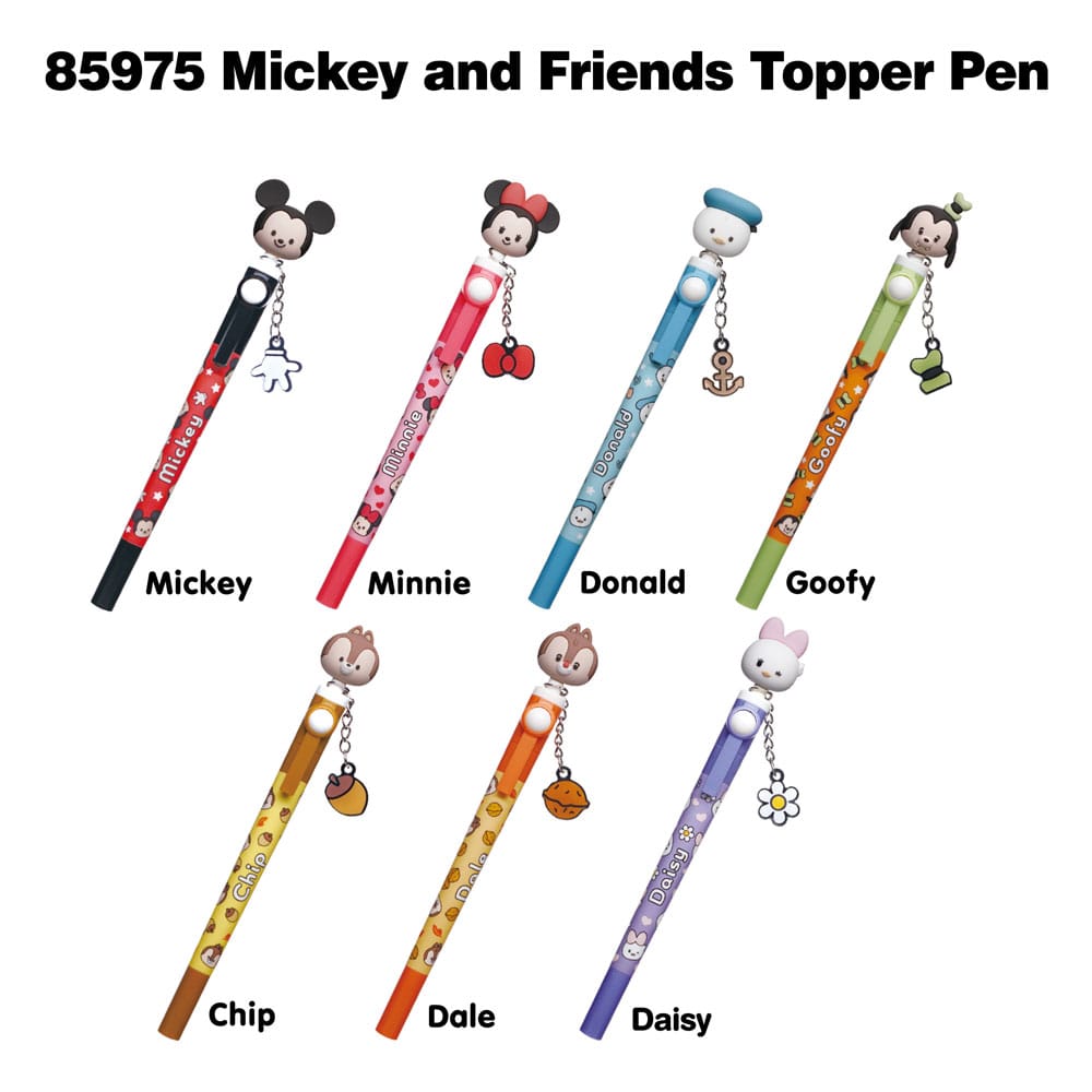 Micky and Friends Stift 3D Head Topper Spinning Pen - Smalltinytoystore