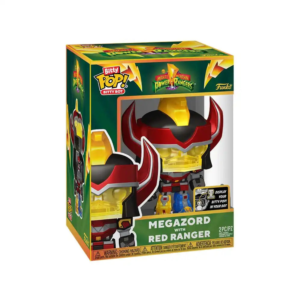 Mighty Morphin Power Rangers Bitty POP! Bots Figuren 4er-Pack Megazord with Red Ranger 2,5 cm - Smalltinytoystore