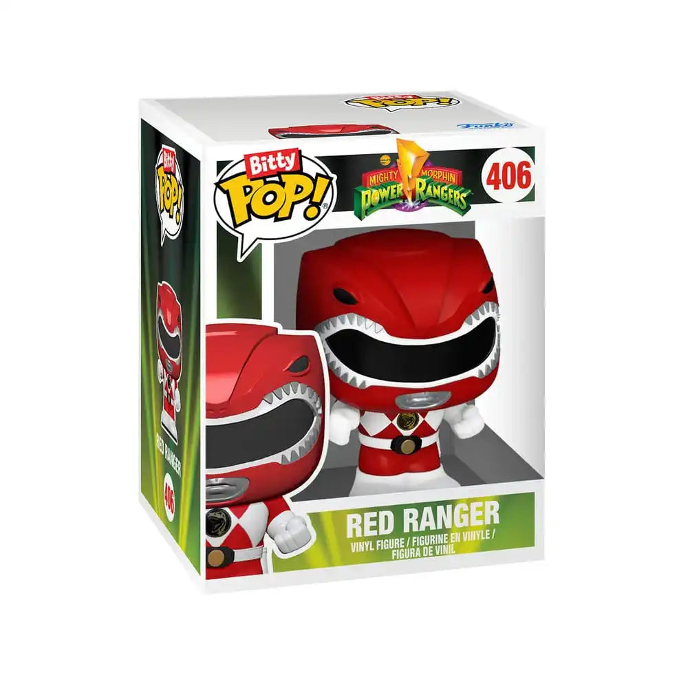 Mighty Morphin Power Rangers Bitty POP! Bots Figuren 4er-Pack Megazord with Red Ranger 2,5 cm - Smalltinytoystore