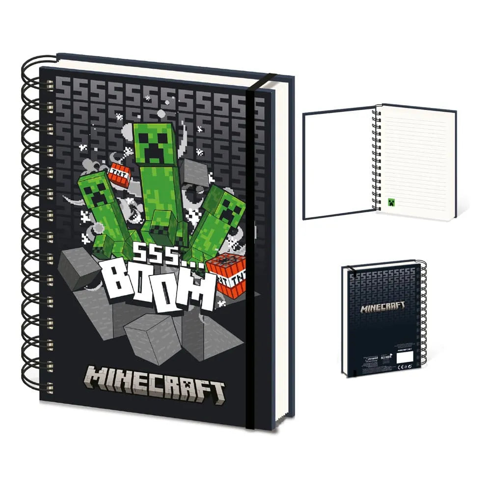 Minecraft 3D Wiro Notizbuch A5 - Smalltinytoystore