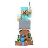 Minecraft Cable Guys Lade-Halter Steve in Diamond Armour 22cm - Smalltinytoystore