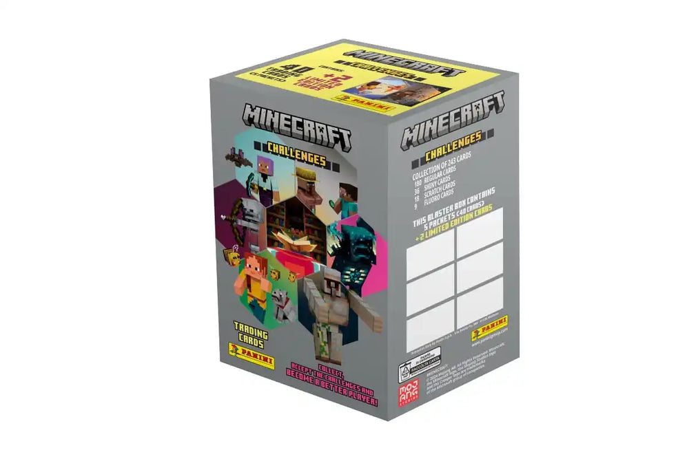 Minecraft - Challenges Trading Cards Blaster Box - Smalltinytoystore