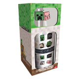 Minecraft Glas Tumbler mit Trinkhalmen Characters 485 ml - Smalltinytoystore