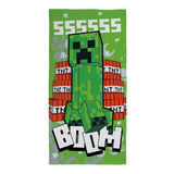 Minecraft Handtuch Creeper Boom 70 x 140 cm - Smalltinytoystore