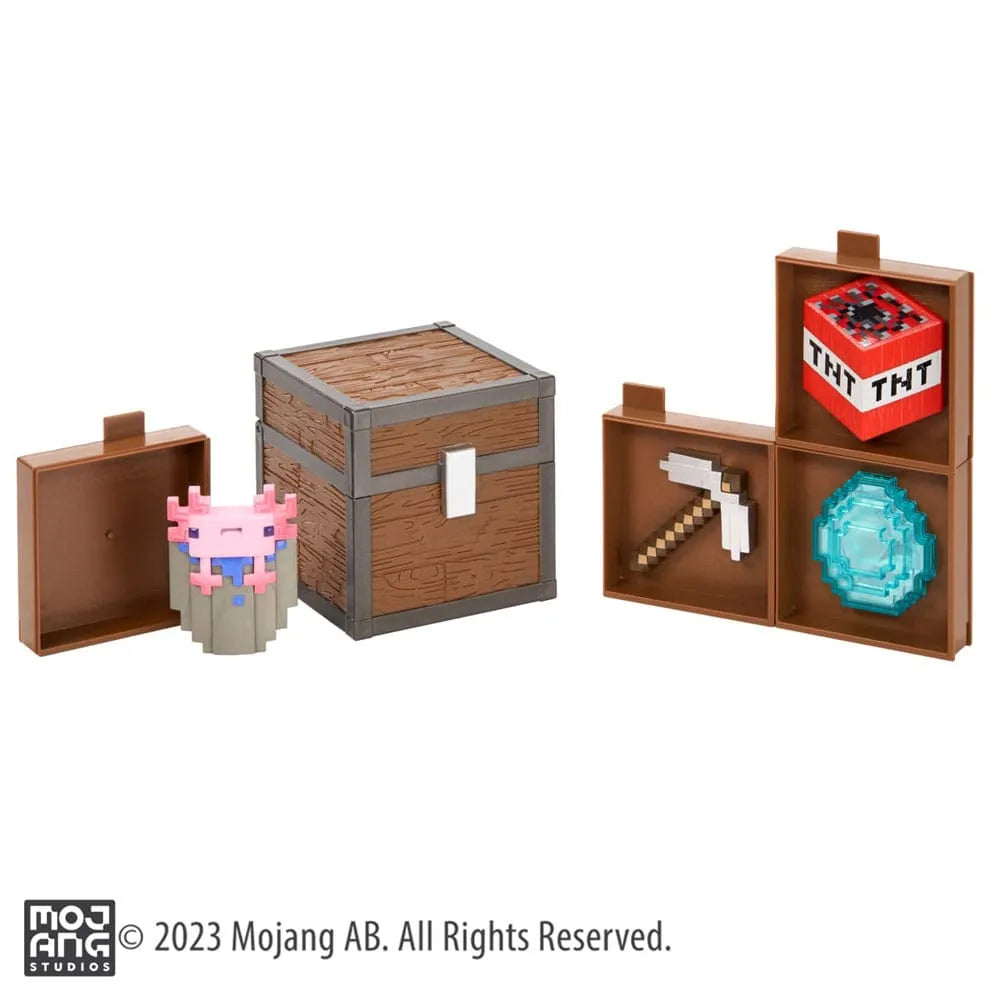 Minecraft Loot Chest Caves 10 cm - Smalltinytoystore